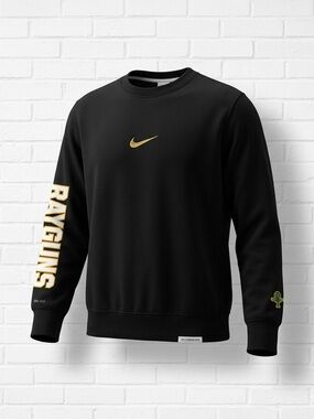 Nike Roswell Rayguns Standard Issue Dri-FIT Crewneck Sweatshirt Mens Small Black